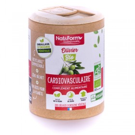 Olivier feuilles 200 gélules Nat et Form écoresponsable BIO