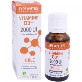 Vitamine D3 2000 UI 20ml D. Plantes Laboratoire