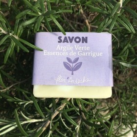 Savon à l'Argile Verte 100g Flor'Ardèche