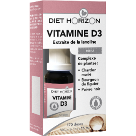Vitamine D3 400UI 15ml Diet Horizon
