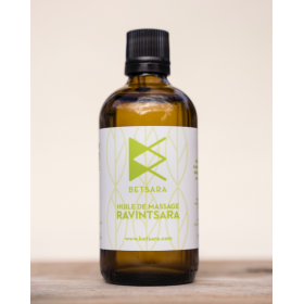 Huile de massage au ravintsara 100 ml Be Tsara Nature et Progrès