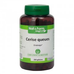 Queues de cerise 200 gélules en gélatine Nat et Form
