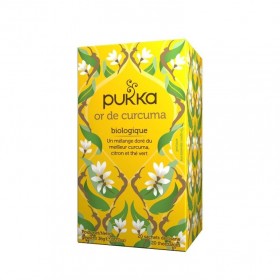 Infusion or de curcuma 20 sachets Pukka BIO
