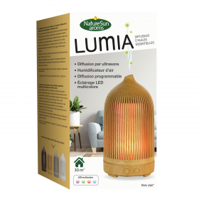 Diffuseur ultrasons lumia bois clair NatureSun aroms