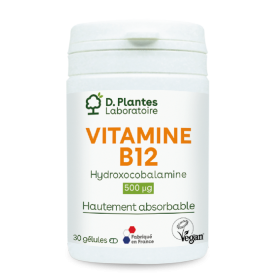 B12 hydroxocobalamine 30 gélules D.PLANTES VEGAN