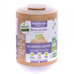 Levure de bière revivifiable gélules végétales 200 gélules Nat et Form BIO