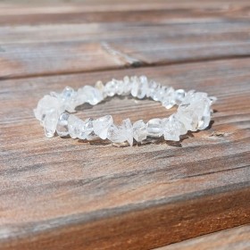 Collection chips bracelet de pierre de cristal 18cm Pur Noisetier