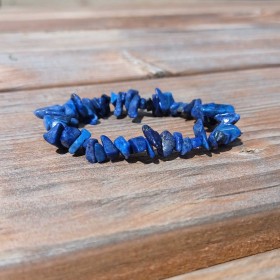 Collection chips bracelet de pierre de lapis-lazuli 18cm Pur Noisetier