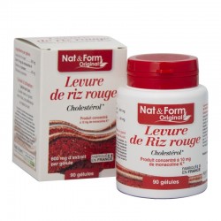 Levure de riz rouge 90 gélules Nat et Form