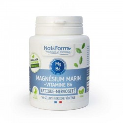 Magnésium marin et vitamine B6 80 gélules Nat et Form