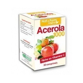 Acérola 1000 30 comprimés Nat et Form