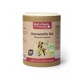 Hamamelis 200 gélules végétales 59g Nat et Form