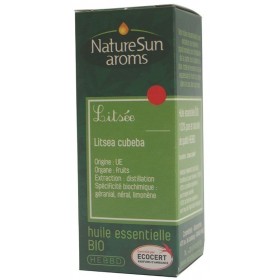 Huile essentielle litsée 10 ml NaturSun arôme BIO