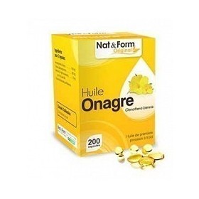 Huile onagre 200 capsules Nat et Form