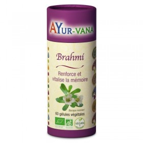 Brahmi (Bacopa Monnieri) 60 gélules Ayur-Vana BIO