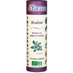 Brahmi (Bacopa Monnieri) 120 gélules Ayur-Vana BIO