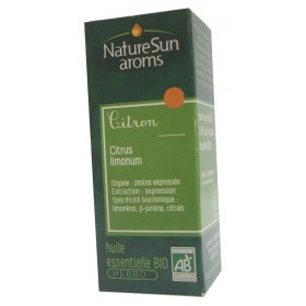 Huile essentielle citron BIO 10 ml NaturSun arôme BIO