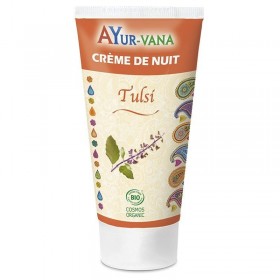 Crème de Nuit au Tulsi 75 ml Ayur-Vana COSMOS ORGANIC