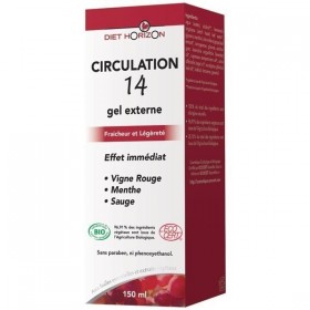 Circulation 14 gel externe 150ml Diet Horizon BIO