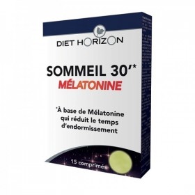 Sommeil 30' mélatonine 15 comprimés Diet Horizon