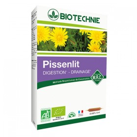 Pissenlit bio 20 ampoules biotechnie
