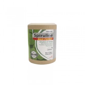 Spiruline maxi format 375 comprimés  Biotechnie