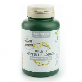 Huile de pépins de courge 200 capsules Nat et Form