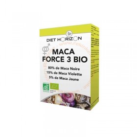 Maca force 3 60 gélules Diet Horizon BIO