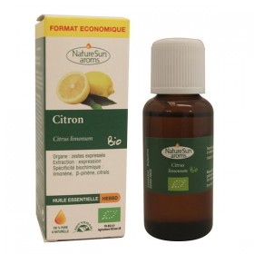 Huile essentielle citron 30 ml NaturSun arôme BIO