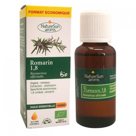 Huile essentielle Romarin 1.8 30 ml NatureSun aroms BIO et VEGAN