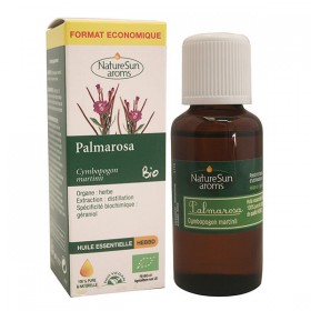 Huile essentielle Palmarosa 30 ml NatureSun aroms BIO et VEGAN