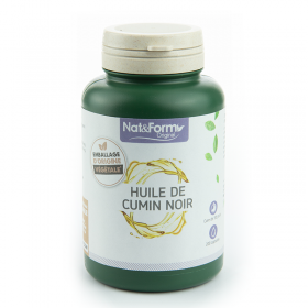 Huile de cumin noir 120 gélules Nat et Form