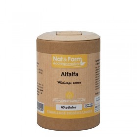 Alfalfa 60 gélules gamme écoresponsable Nat et Form