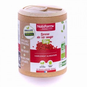 levure de riz rouge gamme écoresponsable 120 gélules Nat et Form BIO