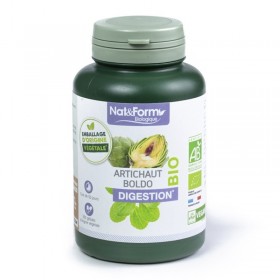 Artichaut et boldo 200 gélules végétales Nat et Form BIO