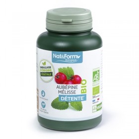 Aubépine et mélisse 200 gélules végétales BIO