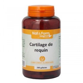 Cartilage de requin 200 gélules végétales Nat et Form