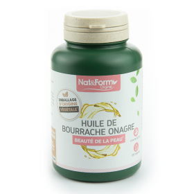 Huile de bourrache et d'onagre 200 capsules Nat et Form