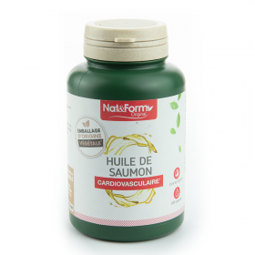 Huile de SAUMON 200 capsules Nat et Form