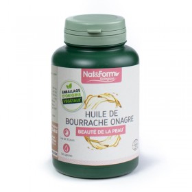 Huile de bourrache et d'onagre 120 capsules Nat et Form BIO