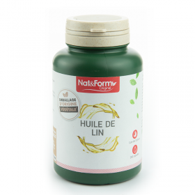 Huile de lin 200 capsules nat et Form