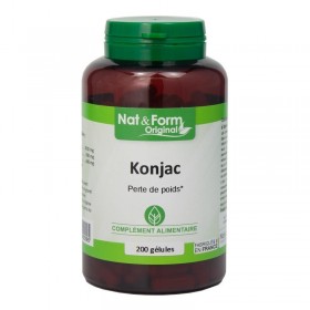 Konjac 120 gélules Nat et Form