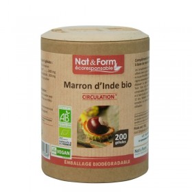 Marron d'inde 60 gélules gamme écoresponsable Nat et Form