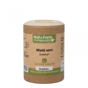 Maté 60 gélules gamme écoresponsable Nat et Form
