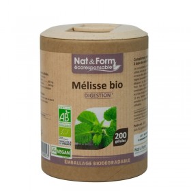 Mélisse  90 gélules végétales gamme écoresponsable Nat et Form BIO