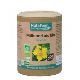 Millepertuis Bio 90 gélules végétales gamme écoresponsable Nat et Form