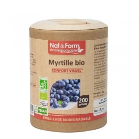 Myrtille 60 gélules gamme écoresponsable Nat et Form