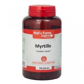Myrtille baies 120 gélules Nat et Form