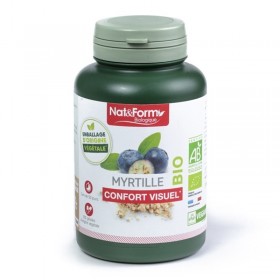 Myrtille Bio 200 gélules végétales Nat et Form