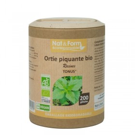 Ortie piquante racine 60 gélules gamme écoresponsable Nat et Form